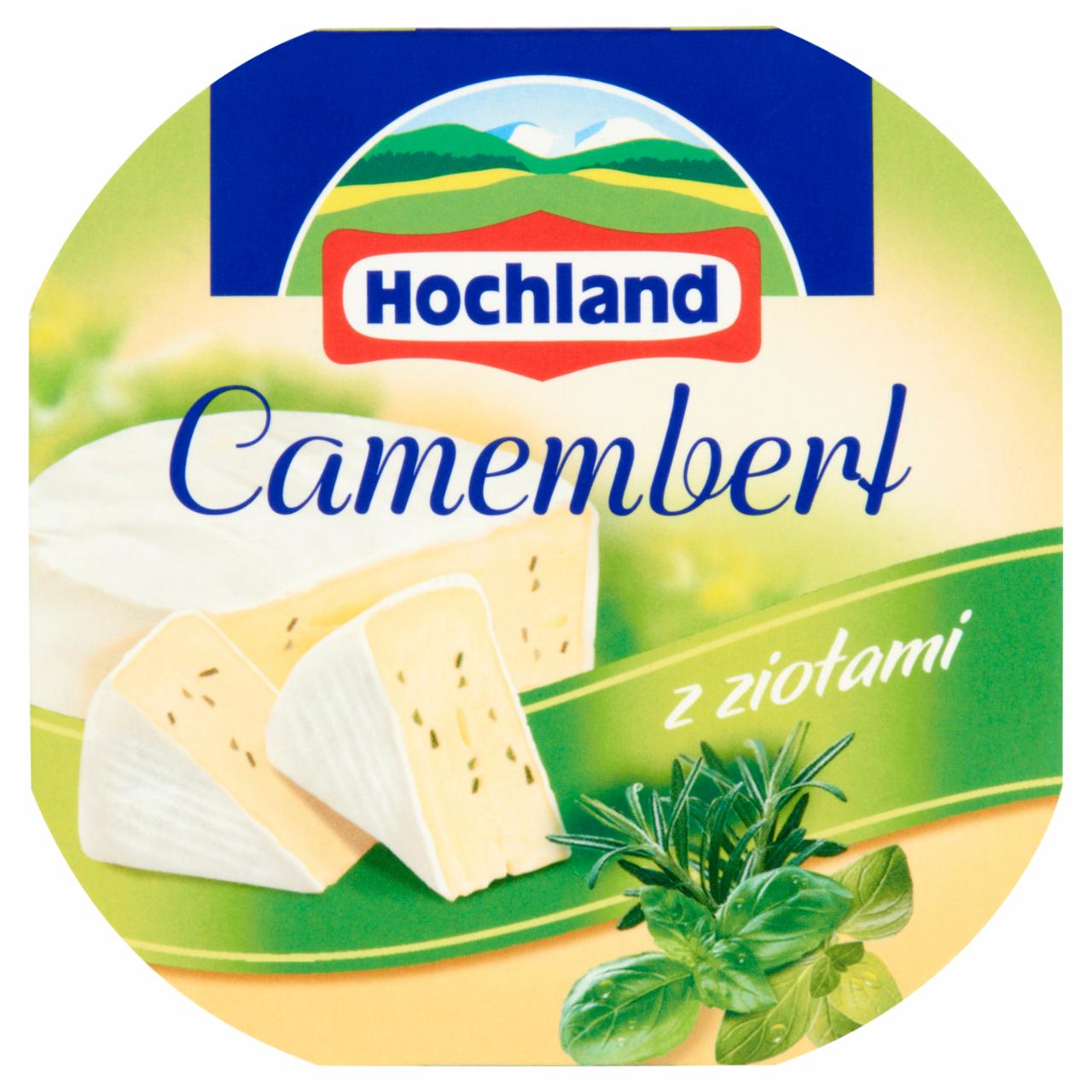 Zdjęcia - Hochland Camembert z ziołami Ser 120 g