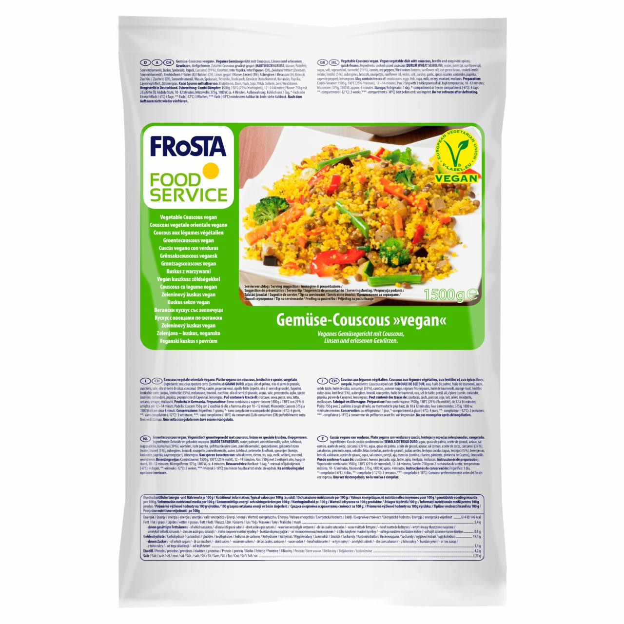 Zdjęcia - FRoSTA Foodservice Kuskus z warzywami 1500 g