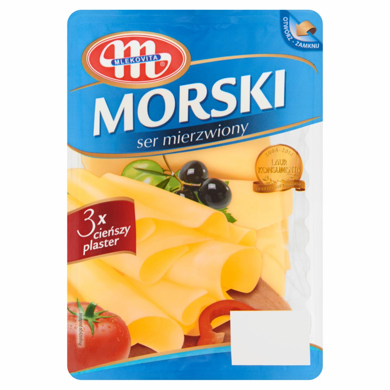 Zdjęcia - Mlekovita Ser Morski mierzwiony 150 g