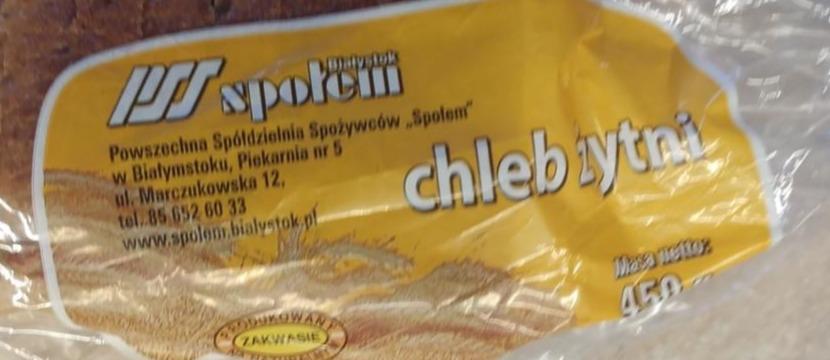 Zdjęcia - chleb żytni Społem Białystok