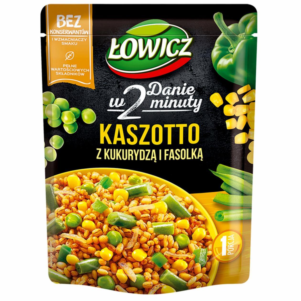 Zdjęcia - Kaszotto kasza pęczak z kukurydzą i fasolką Łowicz