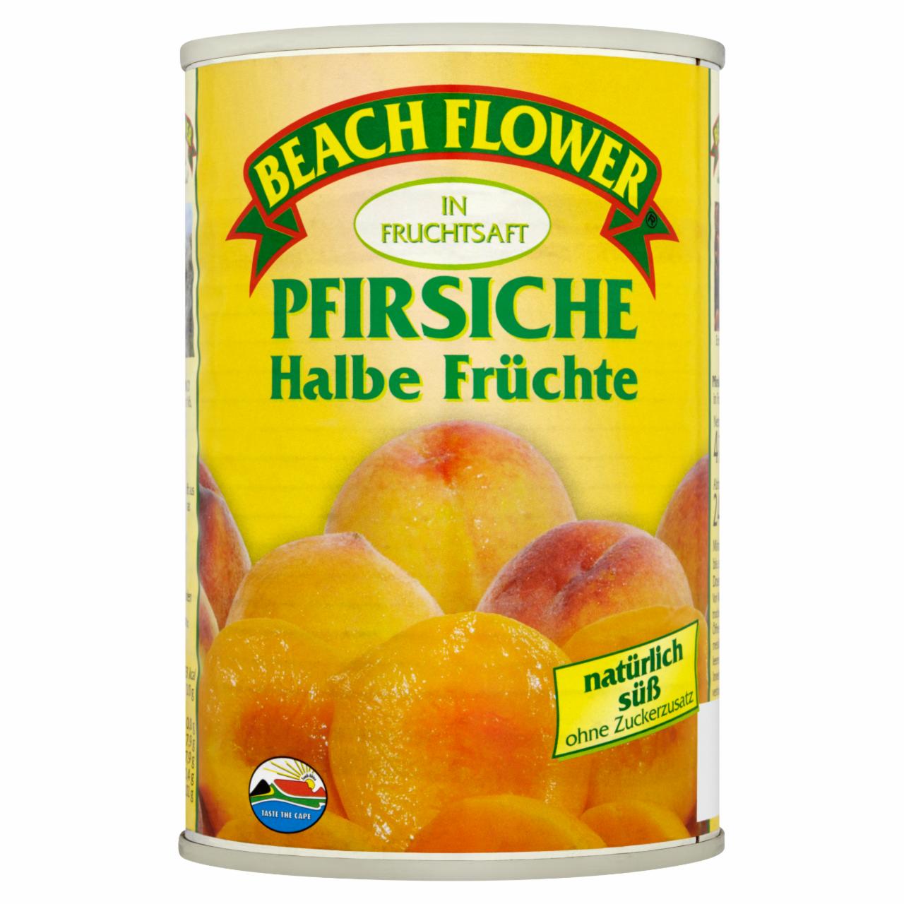 Zdjęcia - Beach Flower Brzoskwinie połówki w soku owocowym 410 g