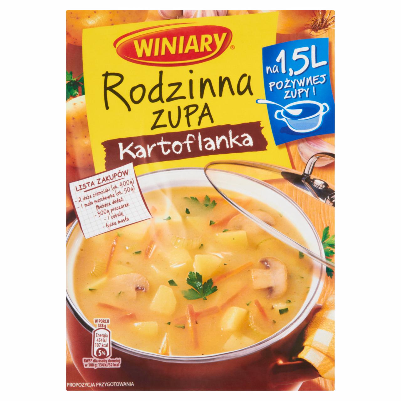 Zdjęcia - Winiary Rodzinna zupa Kartoflanka 79 g