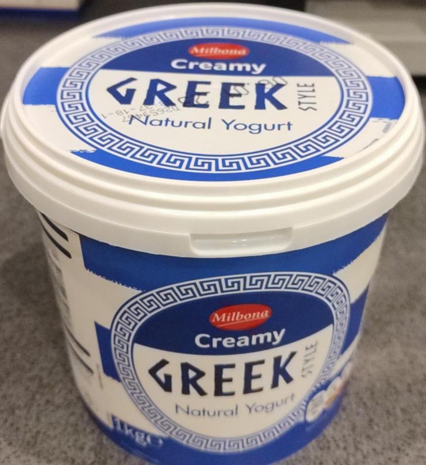 Zdjęcia - Creamy greek natural yogurt Milbona
