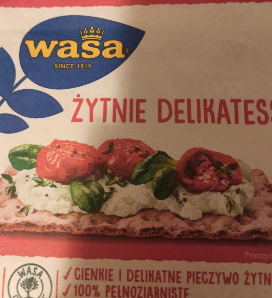 Zdjęcia - Wasa pieczywo chrupkie w 100% pełnoziarniste żytnie delikatess