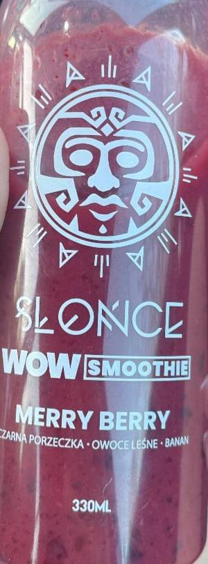 Zdjęcia - smoothie czarna porzeczka, owoce leśne, banan SŁOŃCE WOW Smoothie