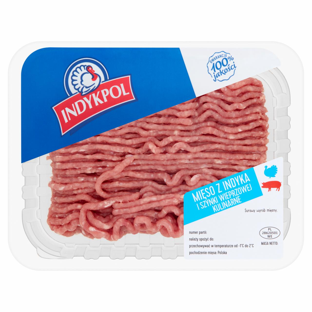 Zdjęcia - Indykpol Mięso z indyka i szynki wieprzowej kulinarne 430 g