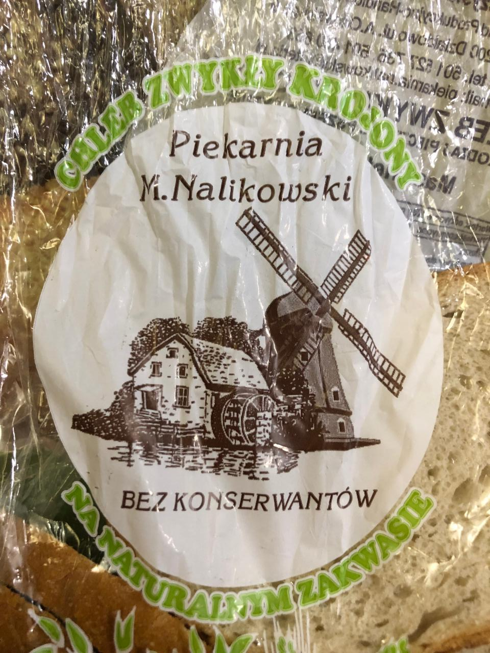 Zdjęcia - Chleb zwykły krojony Piekarnia M.Nalikowski