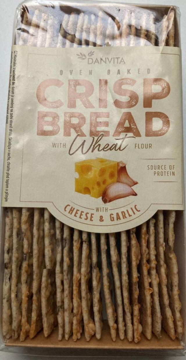 Zdjęcia - Crisp Bread with Cheese & Garlic DanVita