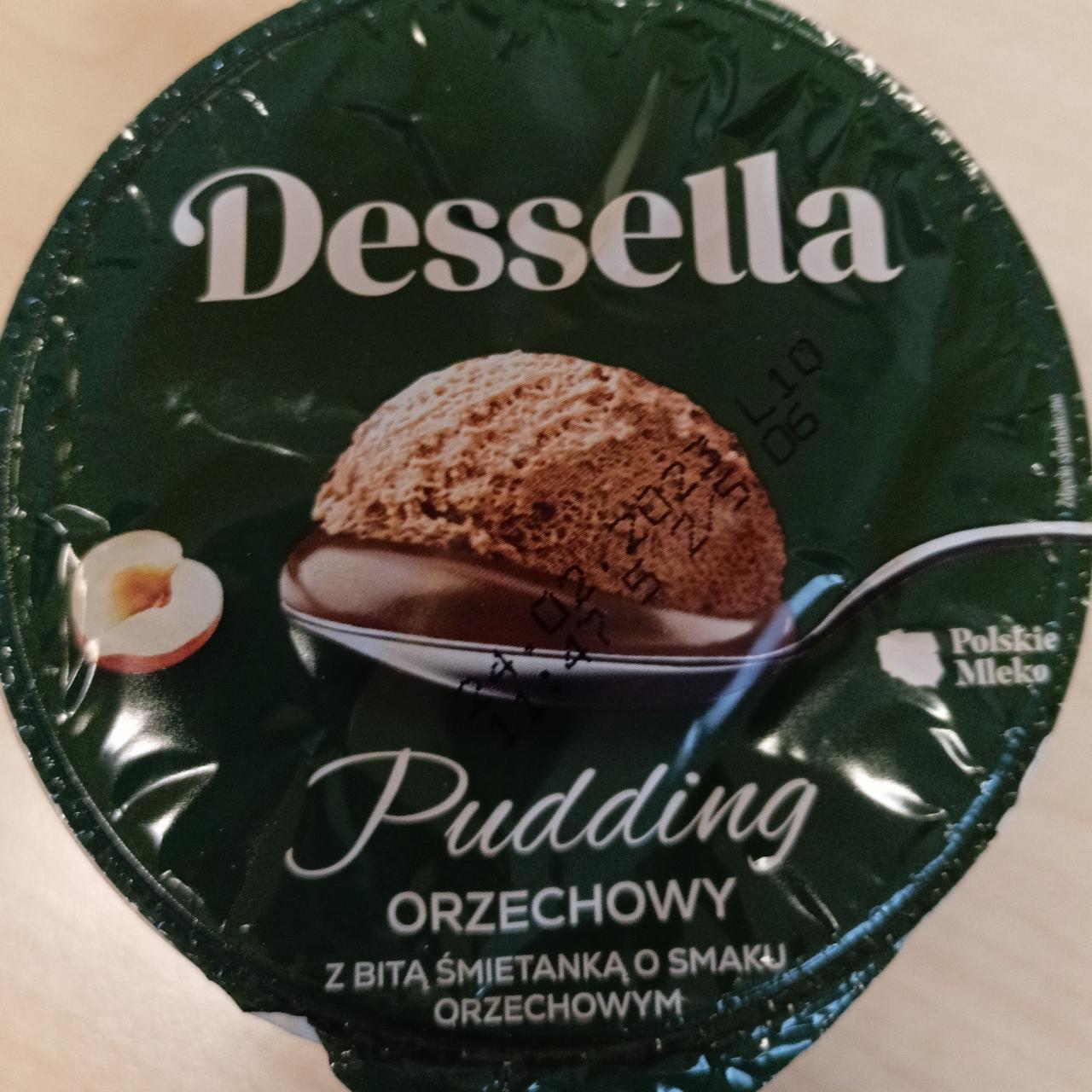 Zdjęcia - Pudding orzechowy z bitą śmietaną Dessella