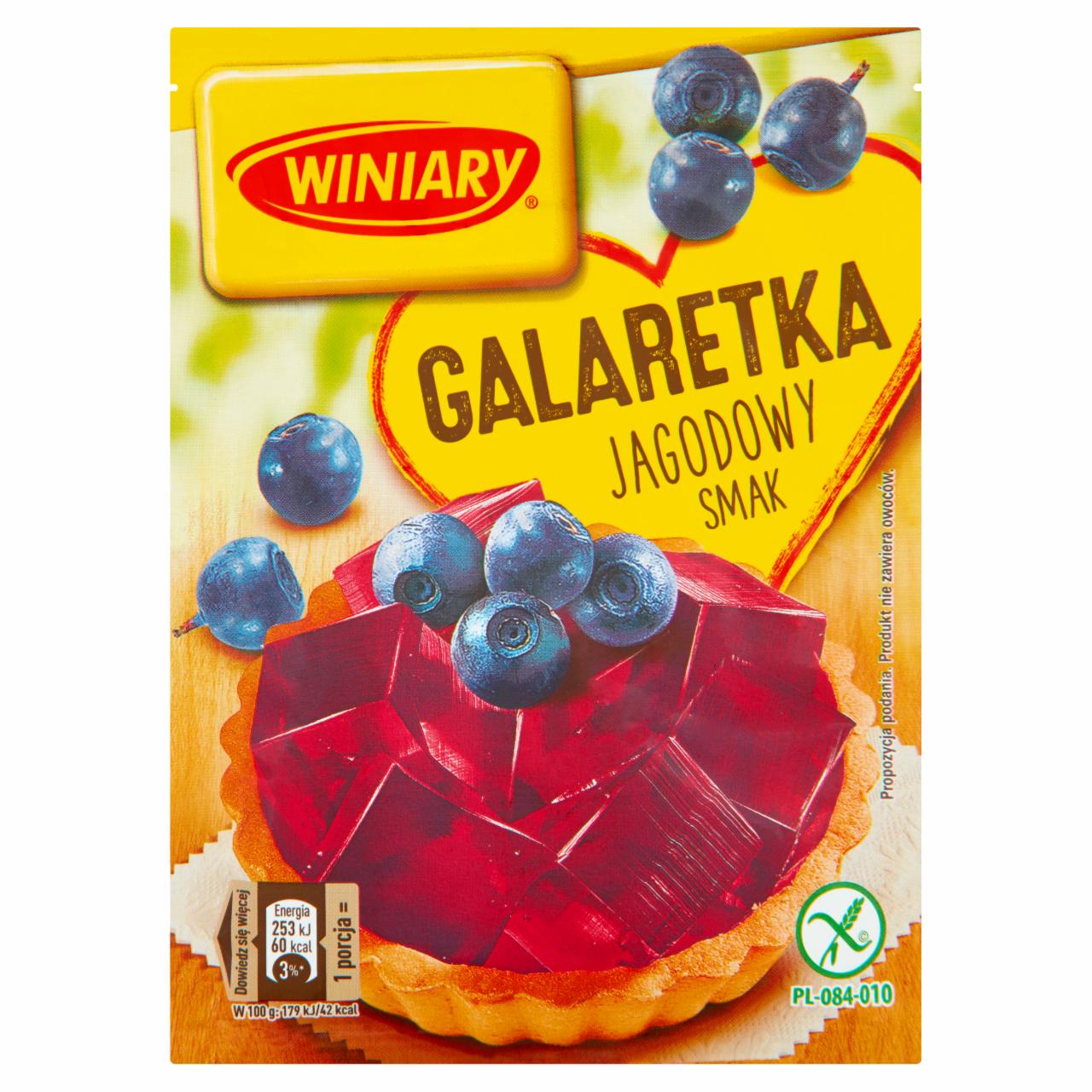 Zdjęcia - Galaretka jagodowy smak Winiary