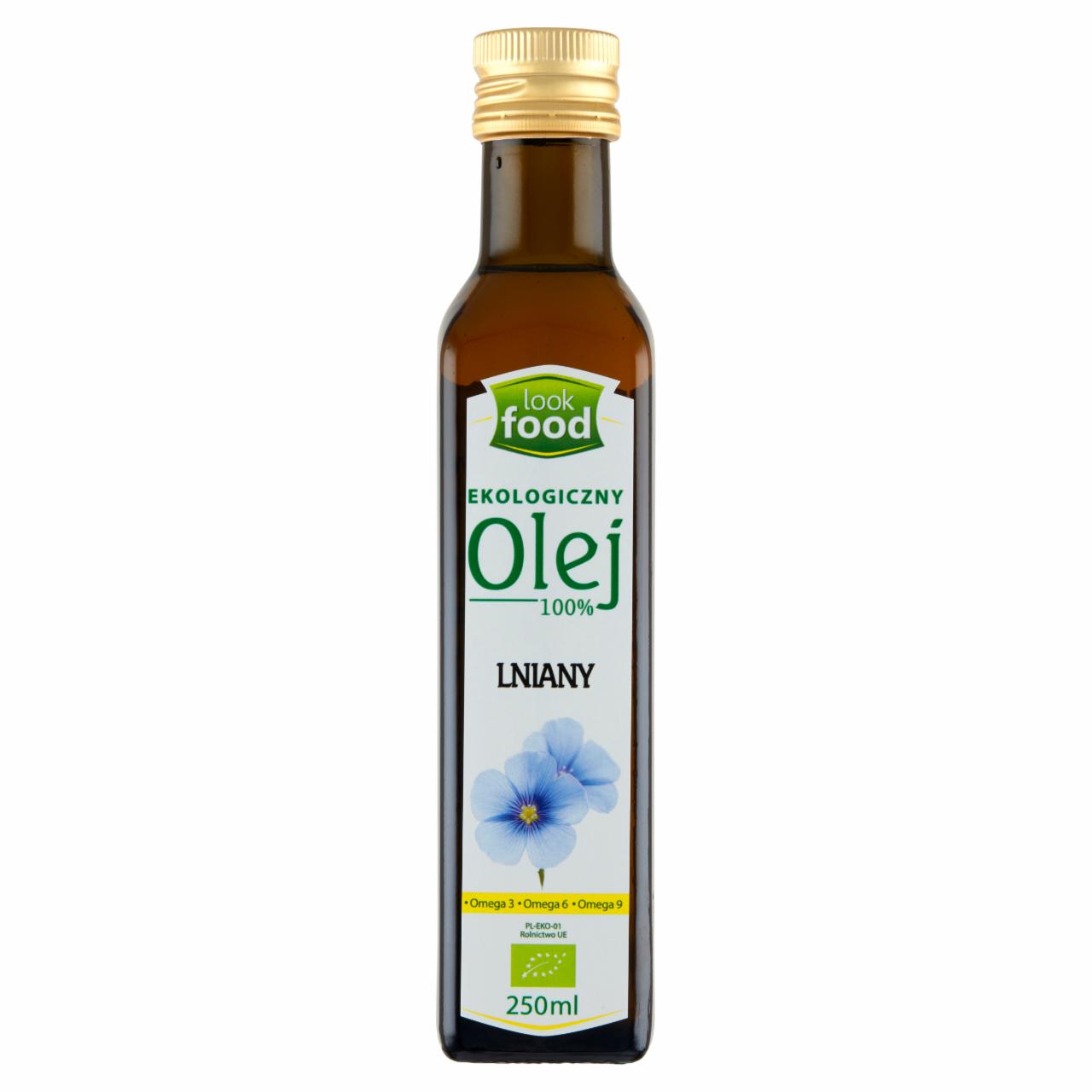 Zdjęcia - Look Food Ekologiczny olej 100% lniany 250 ml
