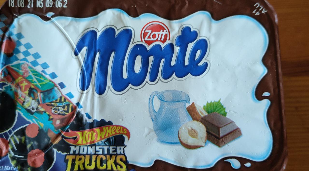 Zdjęcia - Zott Monte Deser mleczny z czekoladą i orzechami 125 g