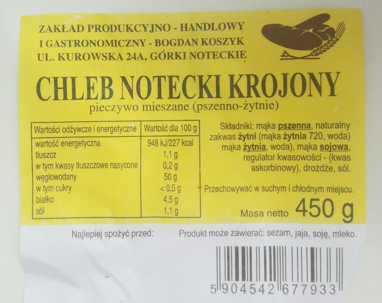 Zdjęcia - Chleb notecki krojony Bogdan Koszyk