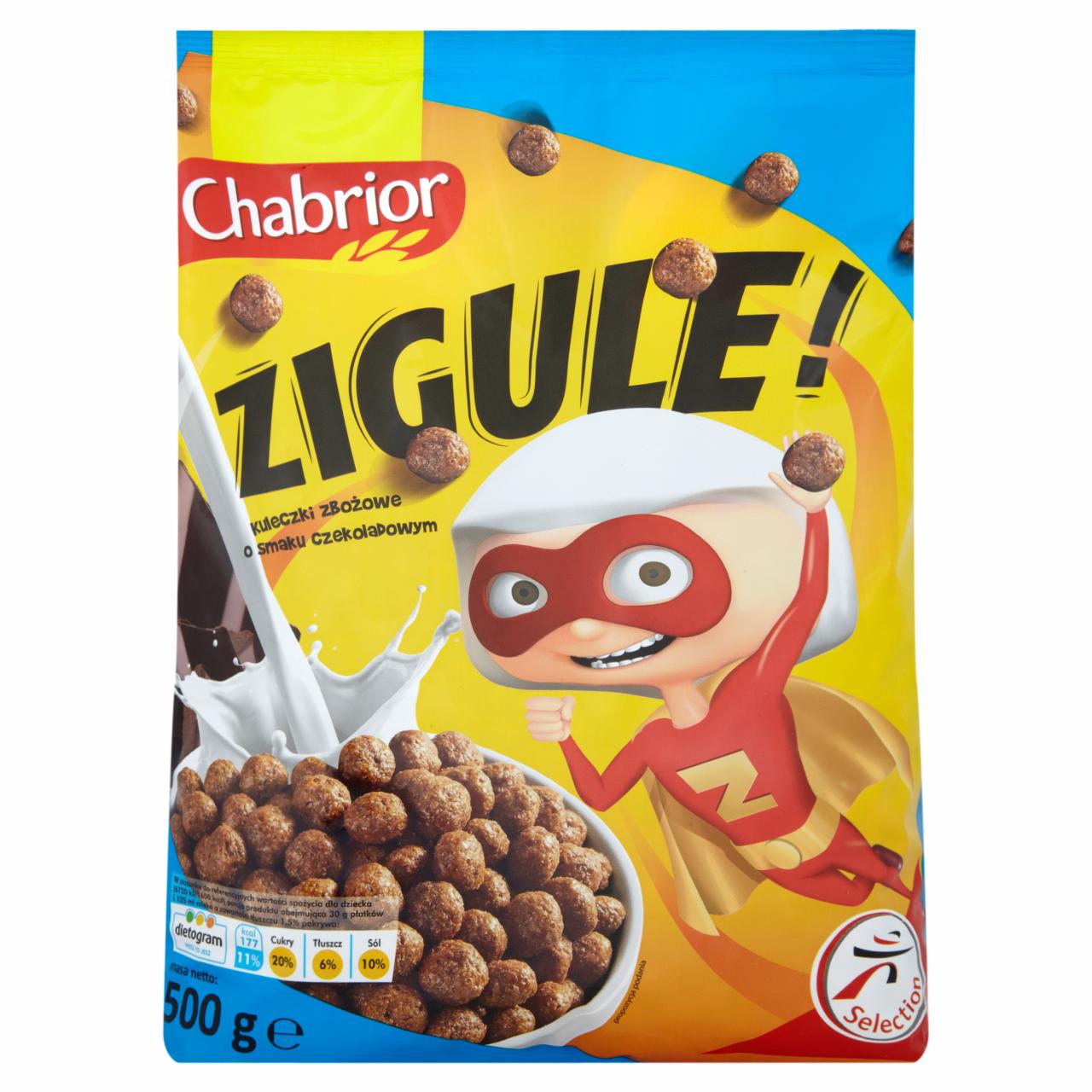 Zdjęcia - Chabrior Zigule! Kuleczki zbożowe o smaku czekoladowym 500 g