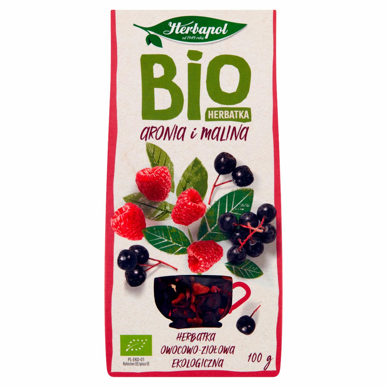 Zdjęcia - Herbapol Herbatka BIO aronia i malina 100 g