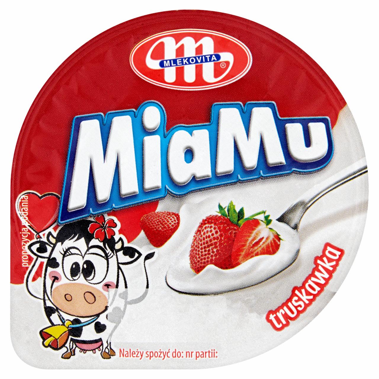 Zdjęcia - Mlekovita MiaMu Jogurt truskawkowy 125 g