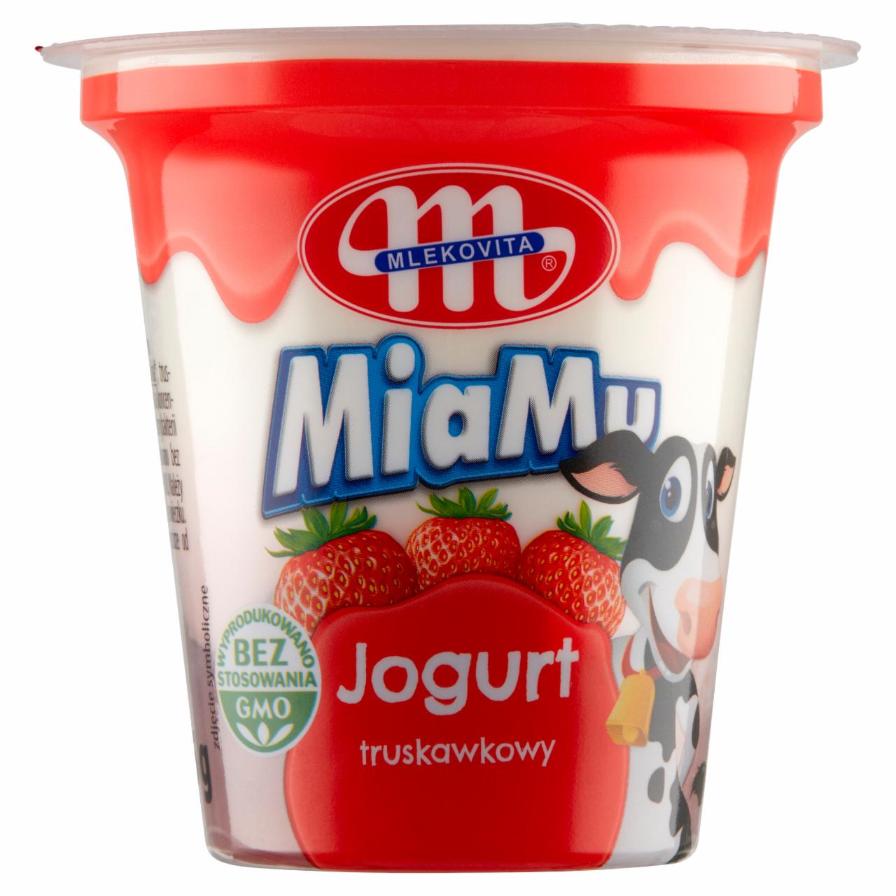 Zdjęcia - Mlekovita MiaMu Jogurt truskawkowy 125 g