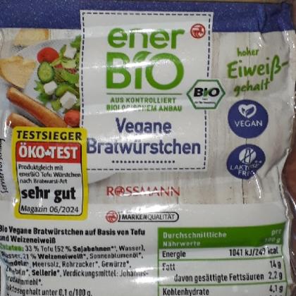 Zdjęcia - Vegane bratwürstchen EnerBio