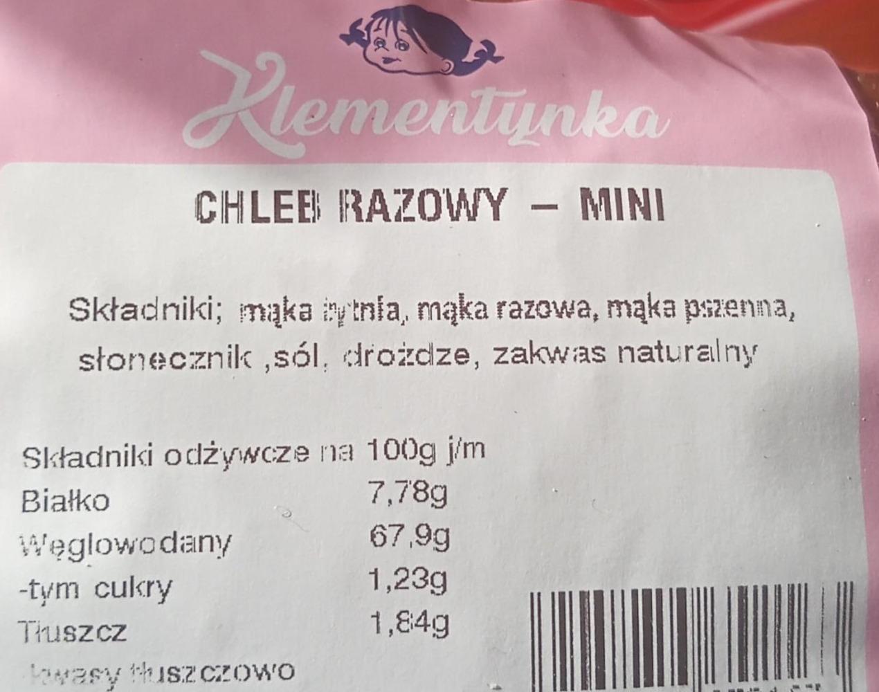 Zdjęcia - chleb razowy mini Klementynka