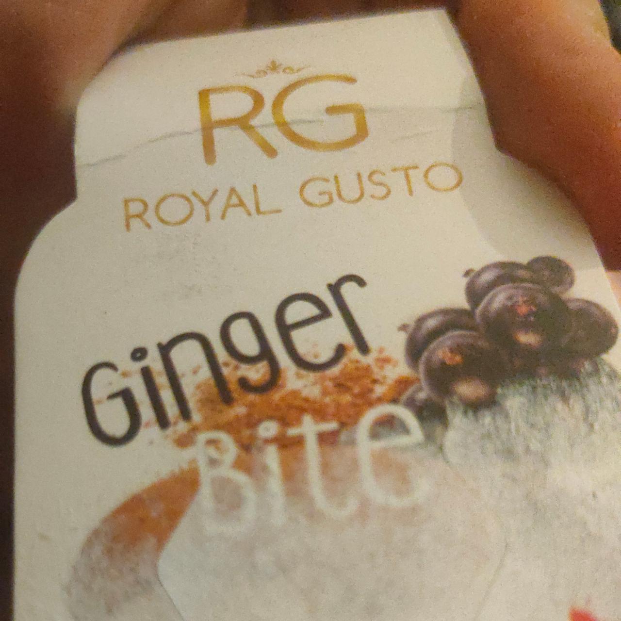 Zdjęcia - Ginger bite z czarną porzeczką Royal Gusto