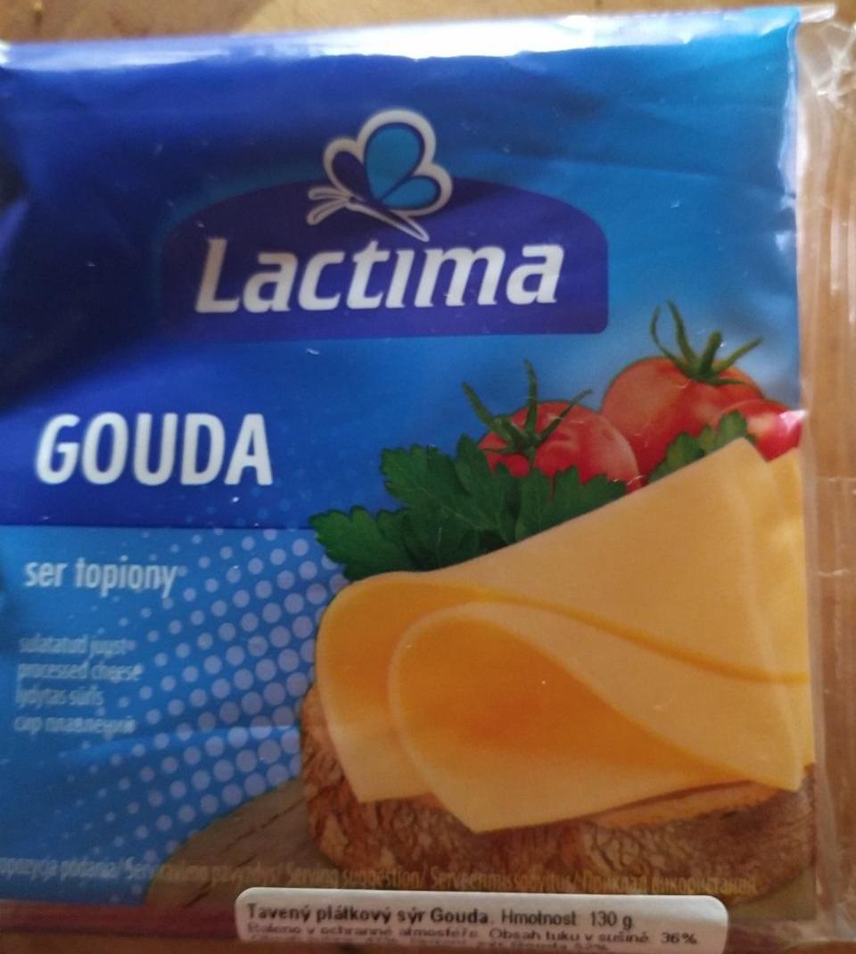 Zdjęcia - Ser topiony w plasterkach Gouda Lactima