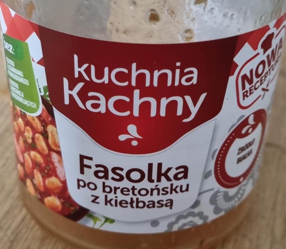 Zdjęcia - Fasolka po bretońsku z kiełbasą Kuchnia Kachny