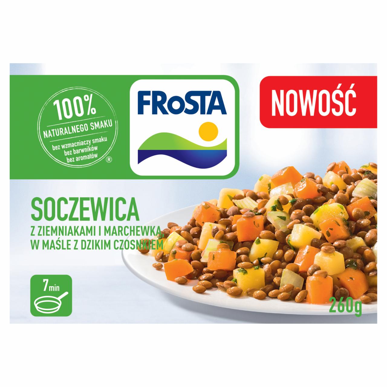 Zdjęcia - FRoSTA Soczewica z ziemniakami i marchewką w maśle z dzikim czosnkiem 260 g