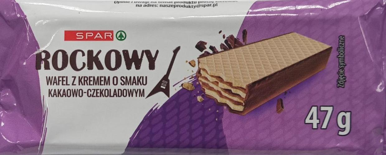 Zdjęcia - Rockowy wafel z kremem o smaku kakaowo czekoladowym Spar