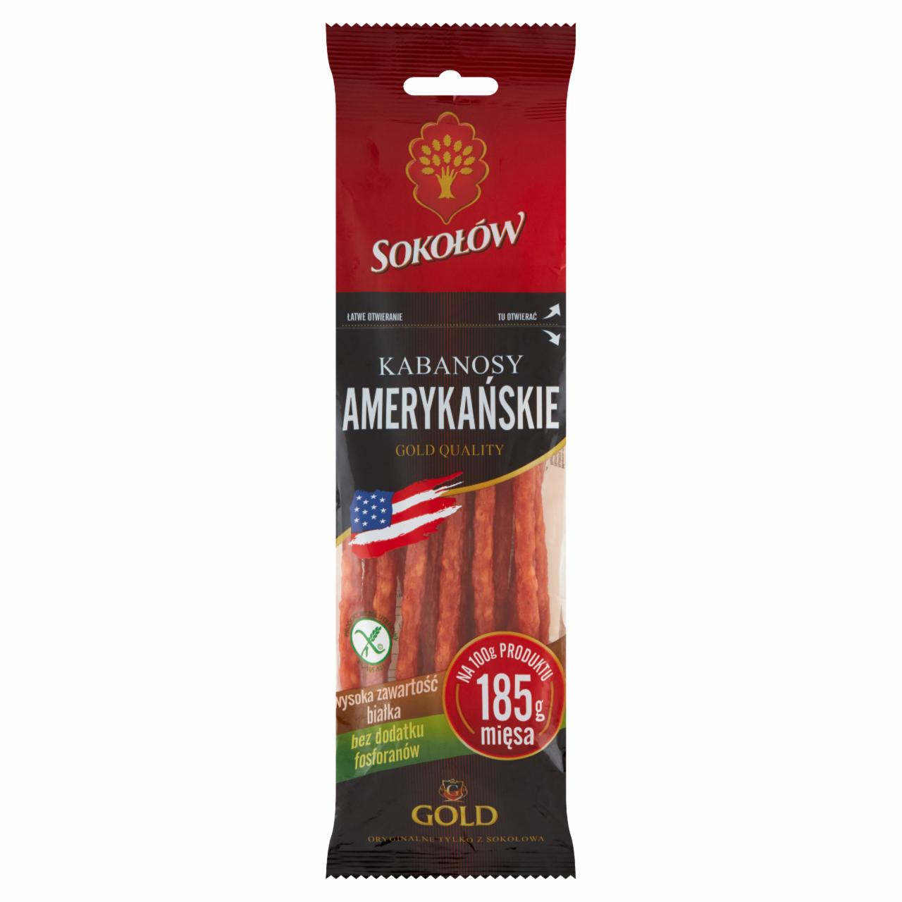 Zdjęcia - Sokołów Kabanosy amerykańskie 100 g