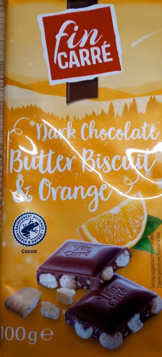 Zdjęcia - Fin Carre Dark Chocolate Butter Biscuit & Orange