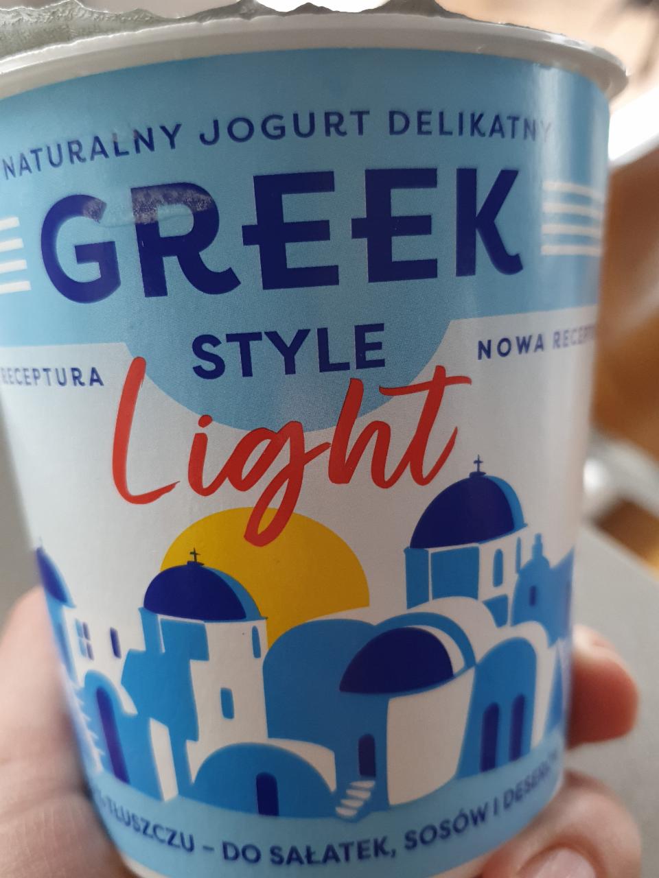 Zdjęcia - Greek Style Light Naturalny jogurt delikatny 340 g