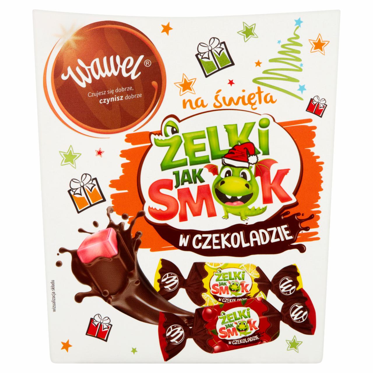 Zdjęcia - Wawel Żelki jak smok w czekoladzie 300 g