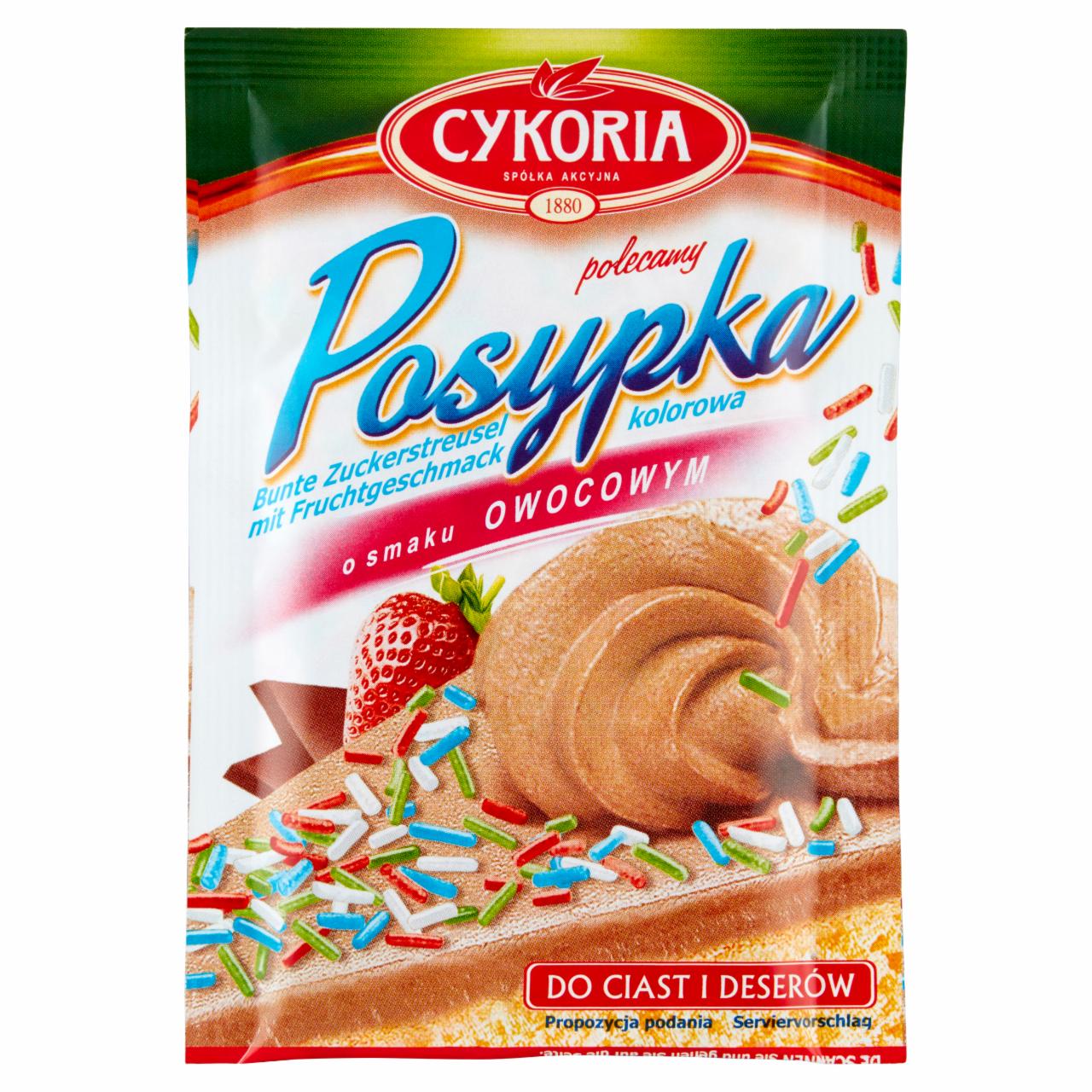 Zdjęcia - Cykoria Posypka kolorowa o smaku owocowym 50 g