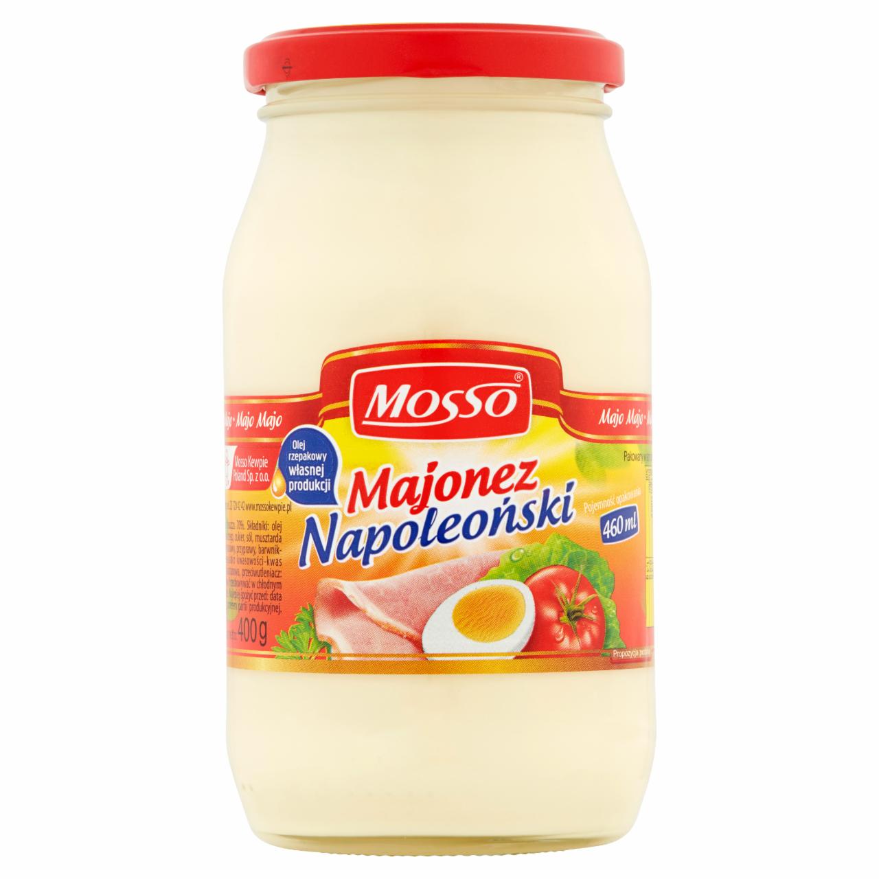 Zdjęcia - Mosso Majonez Napoleoński 400 g