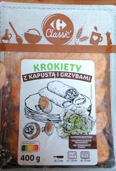 Zdjęcia - Krokiety z kapustą i grzybami Carrefour Classic