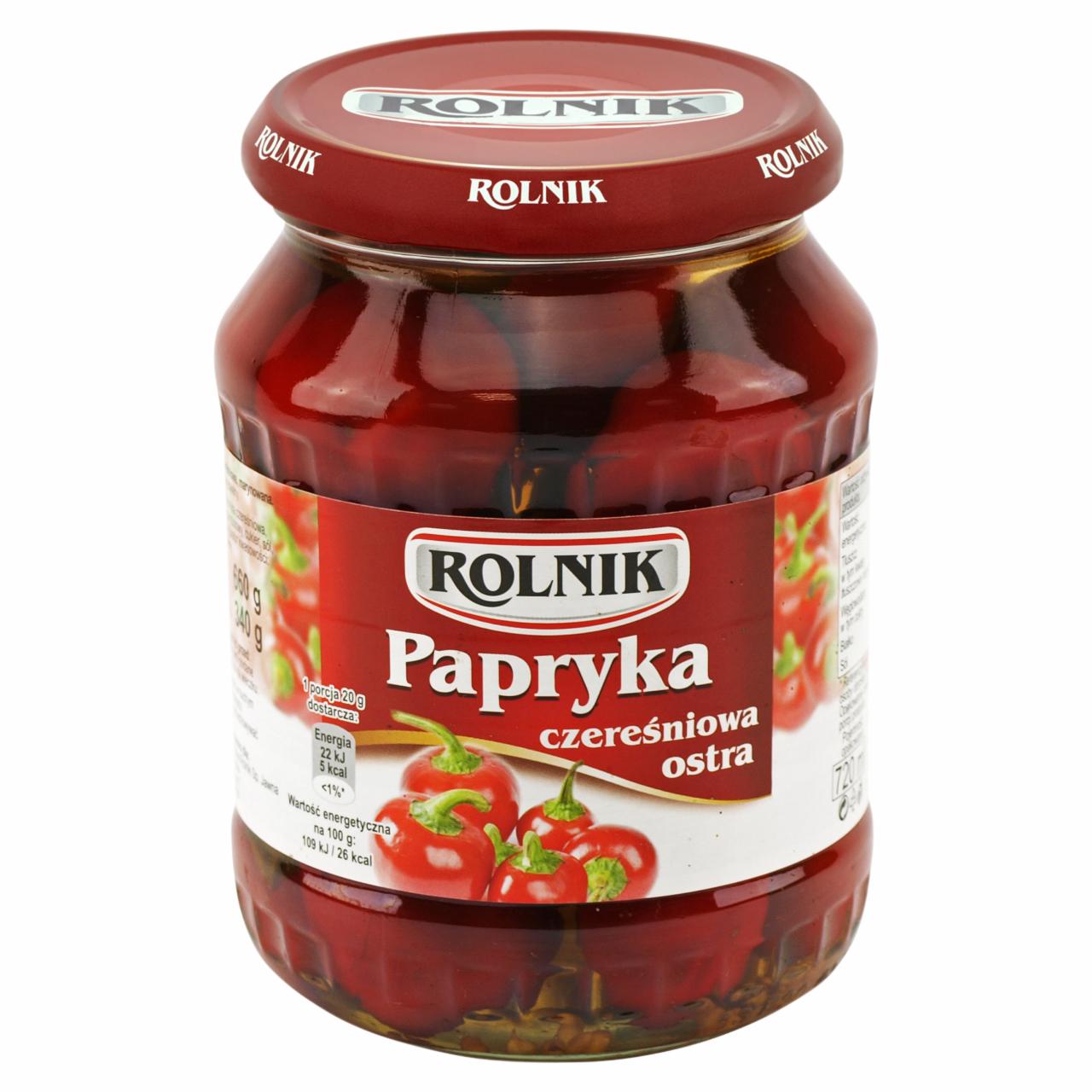 Zdjęcia - Rolnik Papryka czereśniowa ostra 660 g