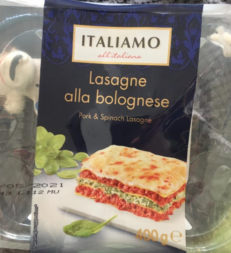 Zdjęcia - lasagne alla bolognese pork&spinach