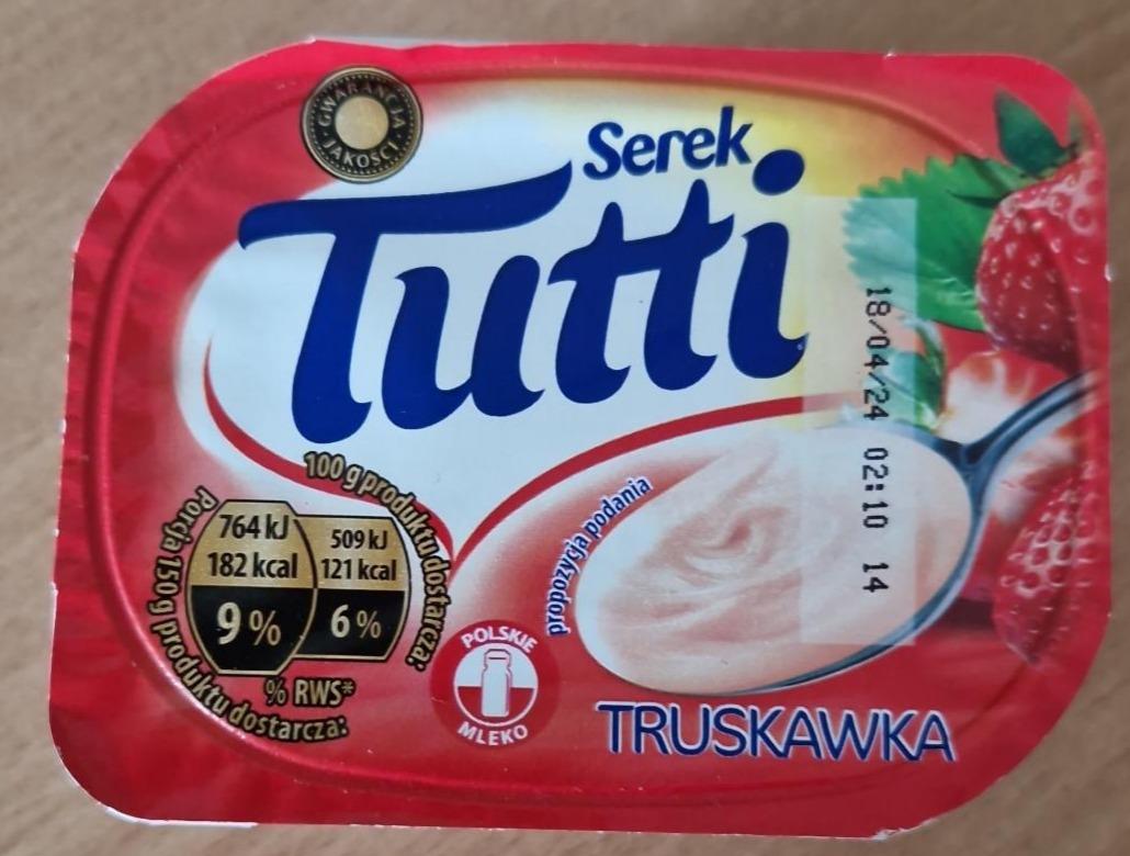 Zdjęcia - Serek Tutti o smaku truskawkowym