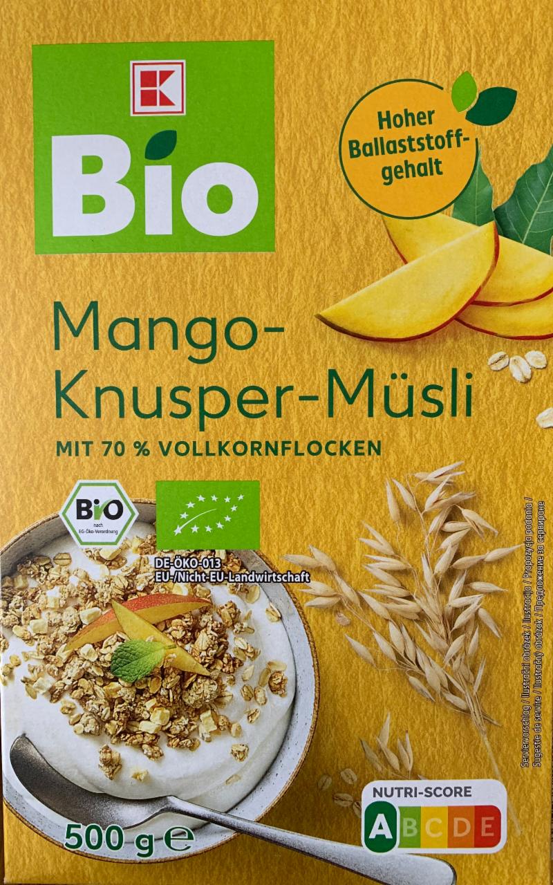 Zdjęcia - Mango-Knusper-Müsli K-Bio