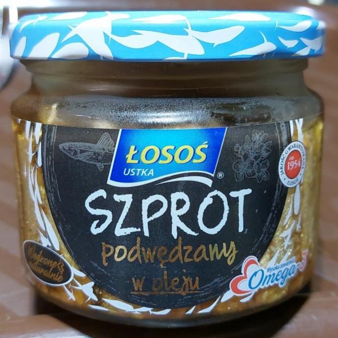 Zdjęcia - Łosoś Ustka Szprot podwędzany w oleju 250 g