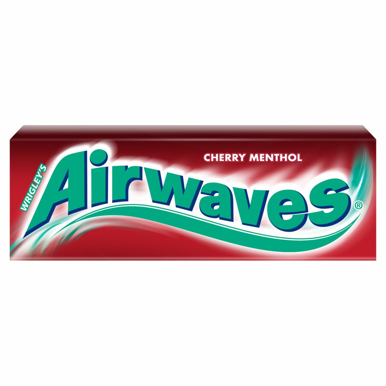 Zdjęcia - Airwaves Cherry Menthol Guma do żucia bez cukru 14 g (10 drażetek)