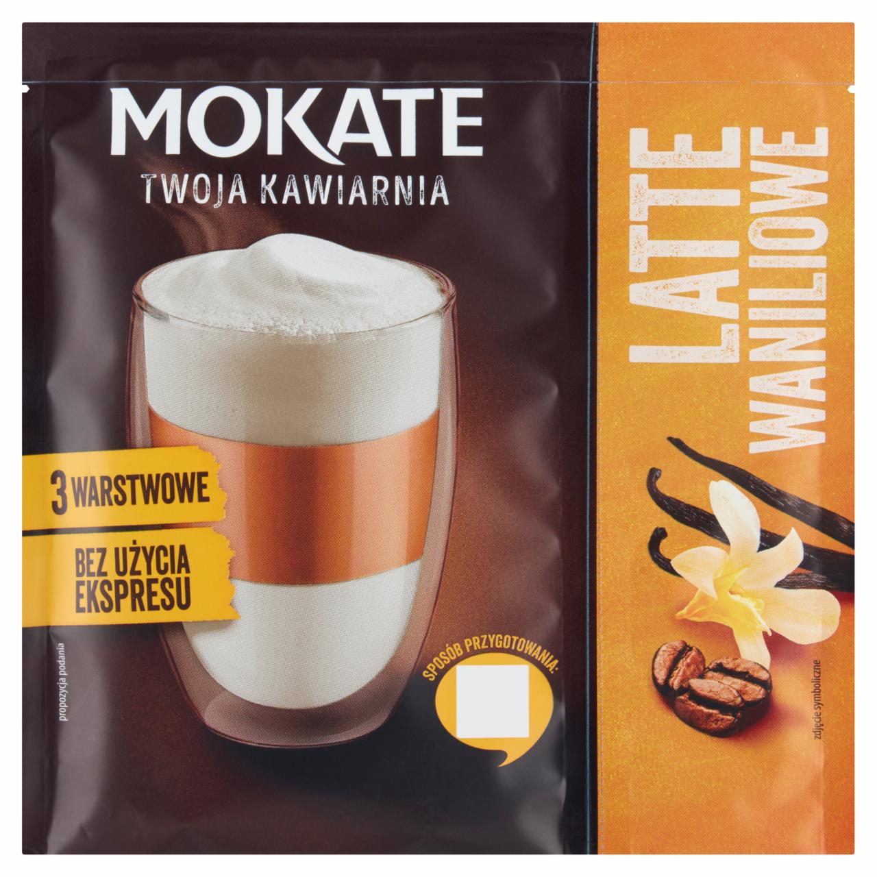 Zdjęcia - Mokate Twoja Kawiarnia Latte waniliowe 22 g