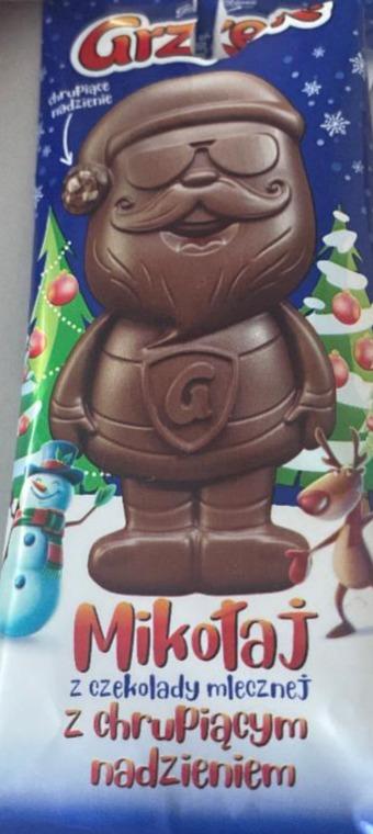 Zdjęcia - Mikołaj z czekolady mlecznej z chrupiącym nadzieniem Grześki
