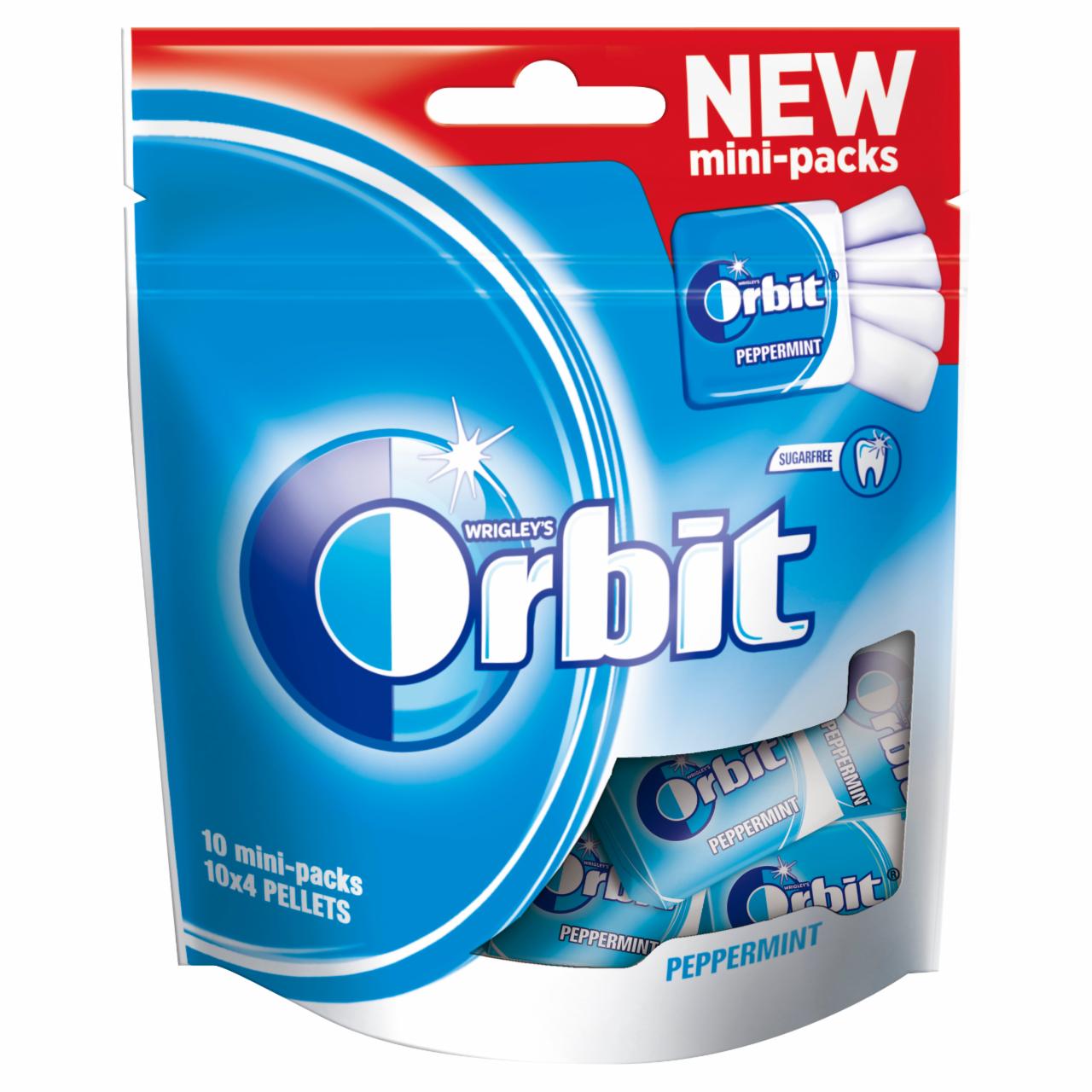 Zdjęcia - Orbit Peppermint Minipaczki Guma do żucia bez cukru 56 g (10 x 4 drażetki)