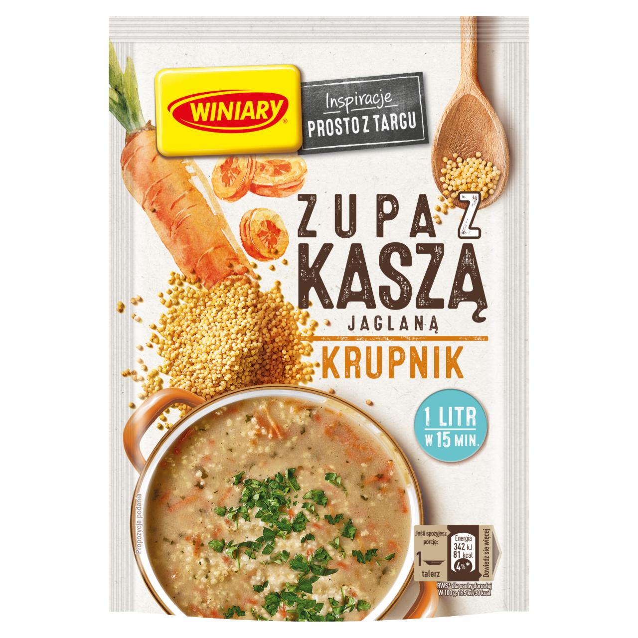 Zdjęcia - Winiary Zupa z kaszą jaglaną krupnik 95 g