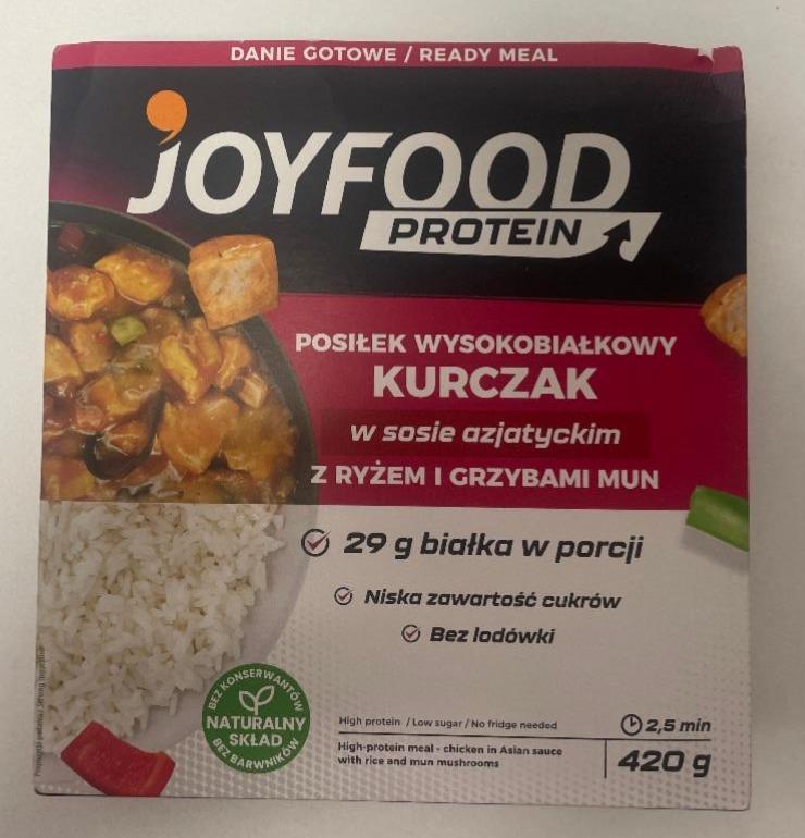 Zdjęcia - Kurczak w sosie azjatyckim z ryżem i grzybami mun Joyfood protein