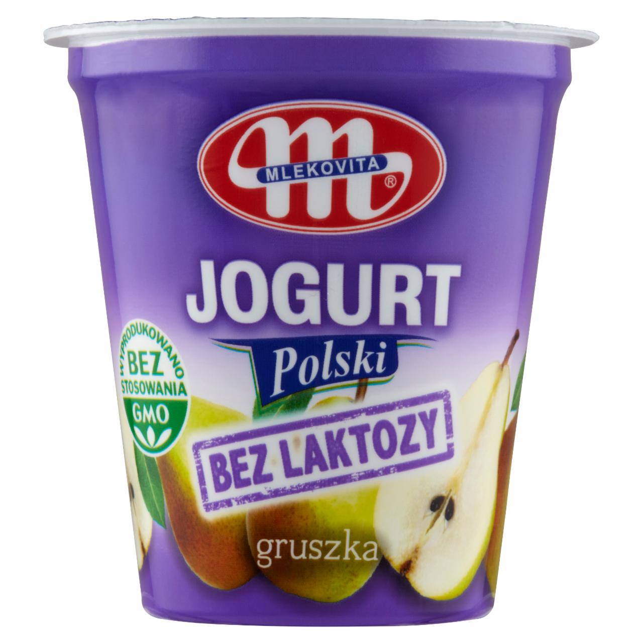 Zdjęcia - Jogurt bez laktozy gruszkowy Polski Mlekovita