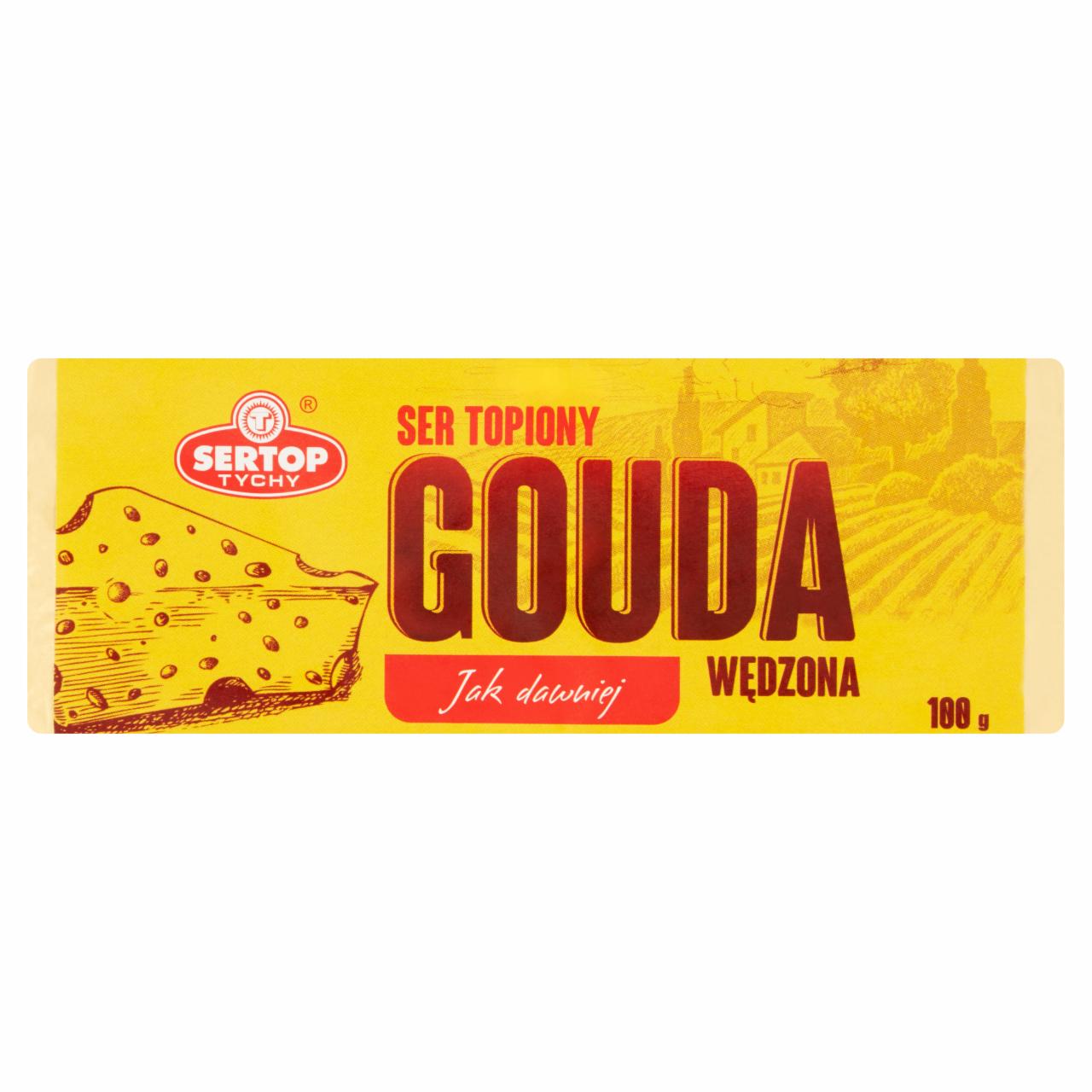 Zdjęcia - Sertop Tychy Ser topiony gouda wędzona 100 g