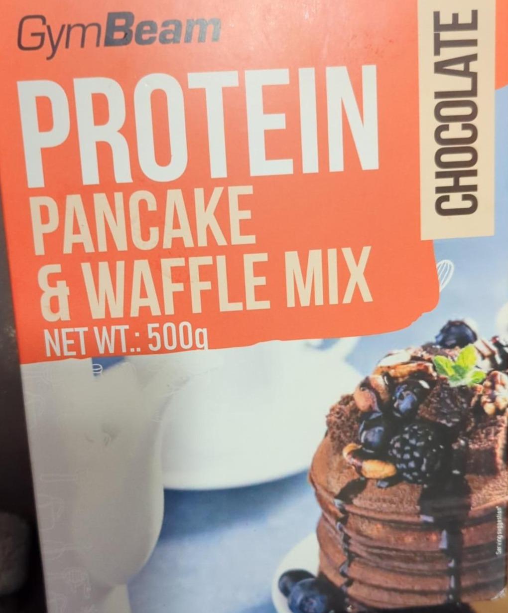 Zdjęcia - Protein pancake waffle mix chocolate GymBeam